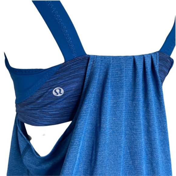 Lululemon Run: Back On Track Tank Limitless Blue / Wee Are From Space Limitless - Picture 5 of 7